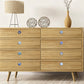 7Pcs Ceramic Cabinet Drawer Knobs – Cupboard Door Handles Pulls for Furniture
