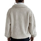 Women Winter Long Sleeve Fleece Jacket Cropped Coats Outerwear