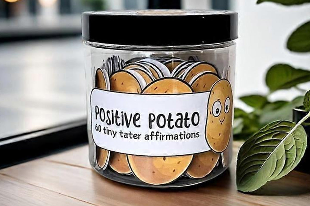 60PCS Positive Pickles Affirmation Cards Jar Motivational Gift for Women and Teens