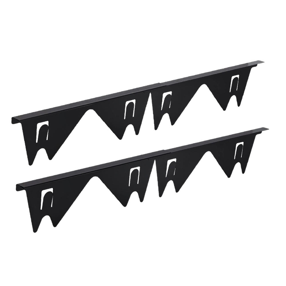 2Pcs Stainless Steel Stove Gap Covers Stove Gap Filler Stove Guard For Kitchen Oven Counter Side Gap