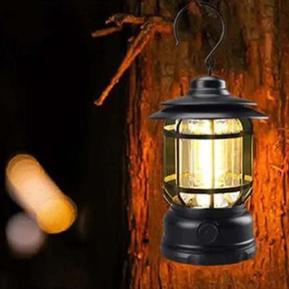 Rechargeable Retro Tent Camping Night Lamp