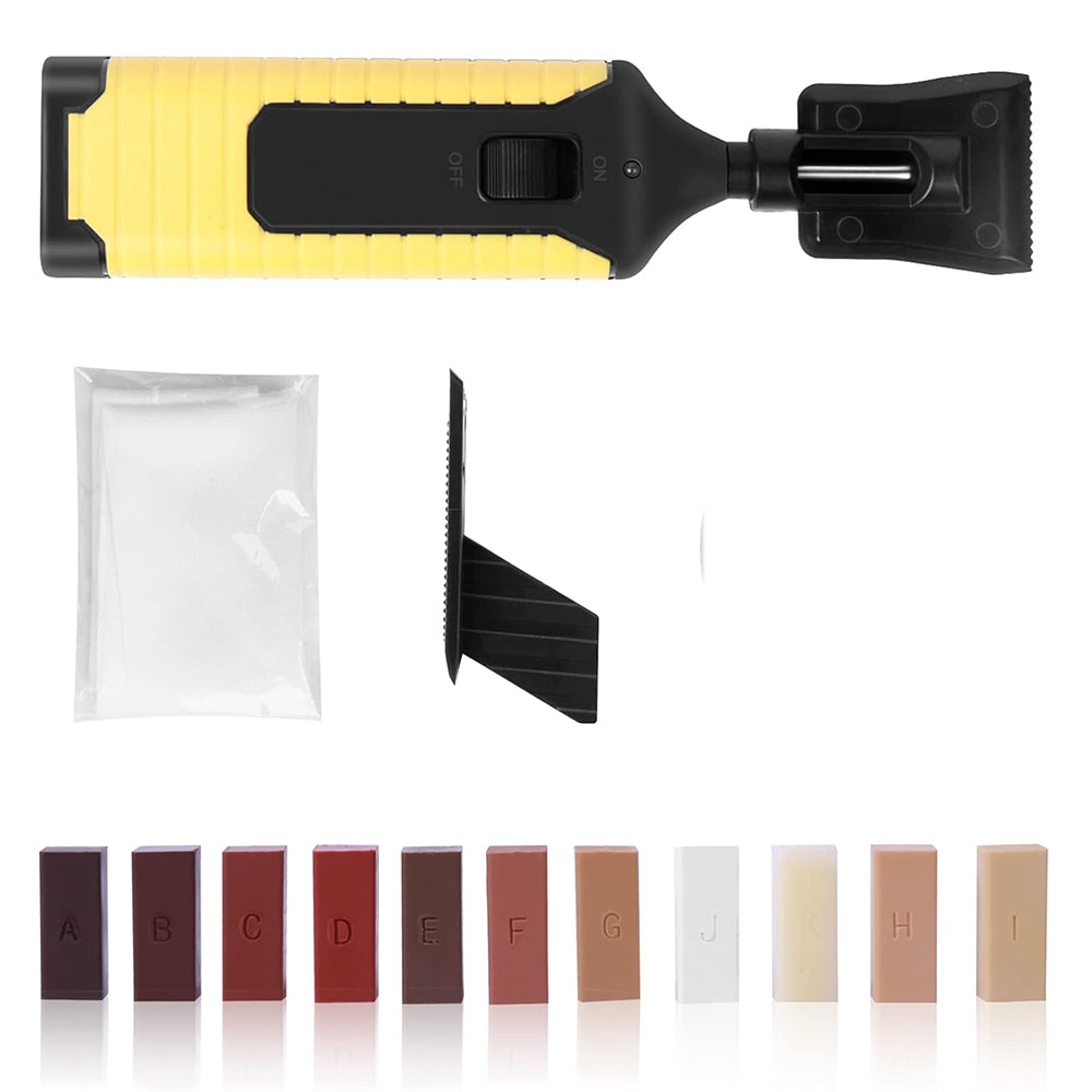 Furniture Scratch Floor Repair Kit with 11Pcs Waxes