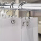 12Pcs Shower Curtain Hooks Rings Double Glide Shower Hooks Rings