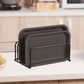 2Pcs Steel Cutting Board Organizers With 5 Slots Kitchen Cookware Organizer