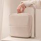 Portable PU Leather Standing Makeup Organizer Bag Makeup Brush Pouch