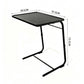 Adjustable Overbed Table with Cup Holder Foldable Bedside Desk for Laptop