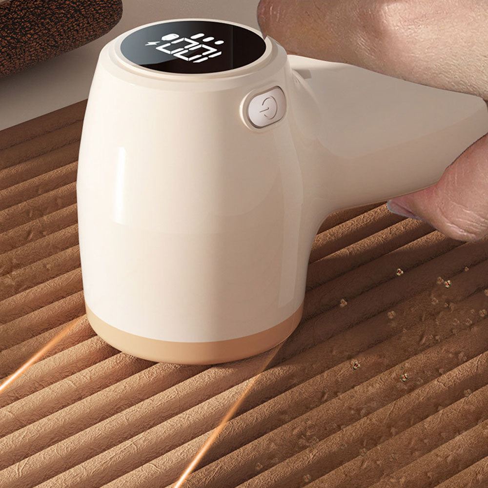 Rechargeable Lint Remover Fabric Shaver with Digital Display