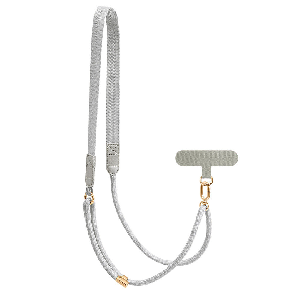 Adjustable Phone Lanyard Crossbody Strap Round Flat Braided for Women Men