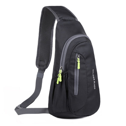 Crossbody Sling Backpack Zipped Chest Bag Outdoors Hiking Bag