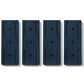4PCS No-Drill Power Strip Holders Adhesive Wall Mount Socket Organizer