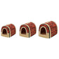 Pet Dog House Kennel Soft Beds Cave Cat Puppy Bed Doggy Warm Cushion Fold