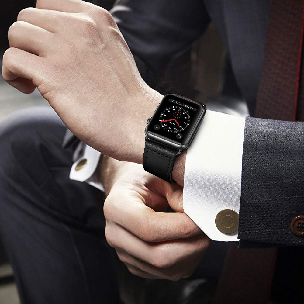 Genuine Leather Watch Band Compatible with Apple iWatch 38/40mm 42/44mm