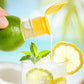 2Pcs Lemon Squeezer Screw Top Portable Citrus Juicer for Lemon Lime Orange