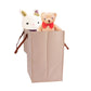 Foldable Storage Bag Durable Stair Step Basket with Handle