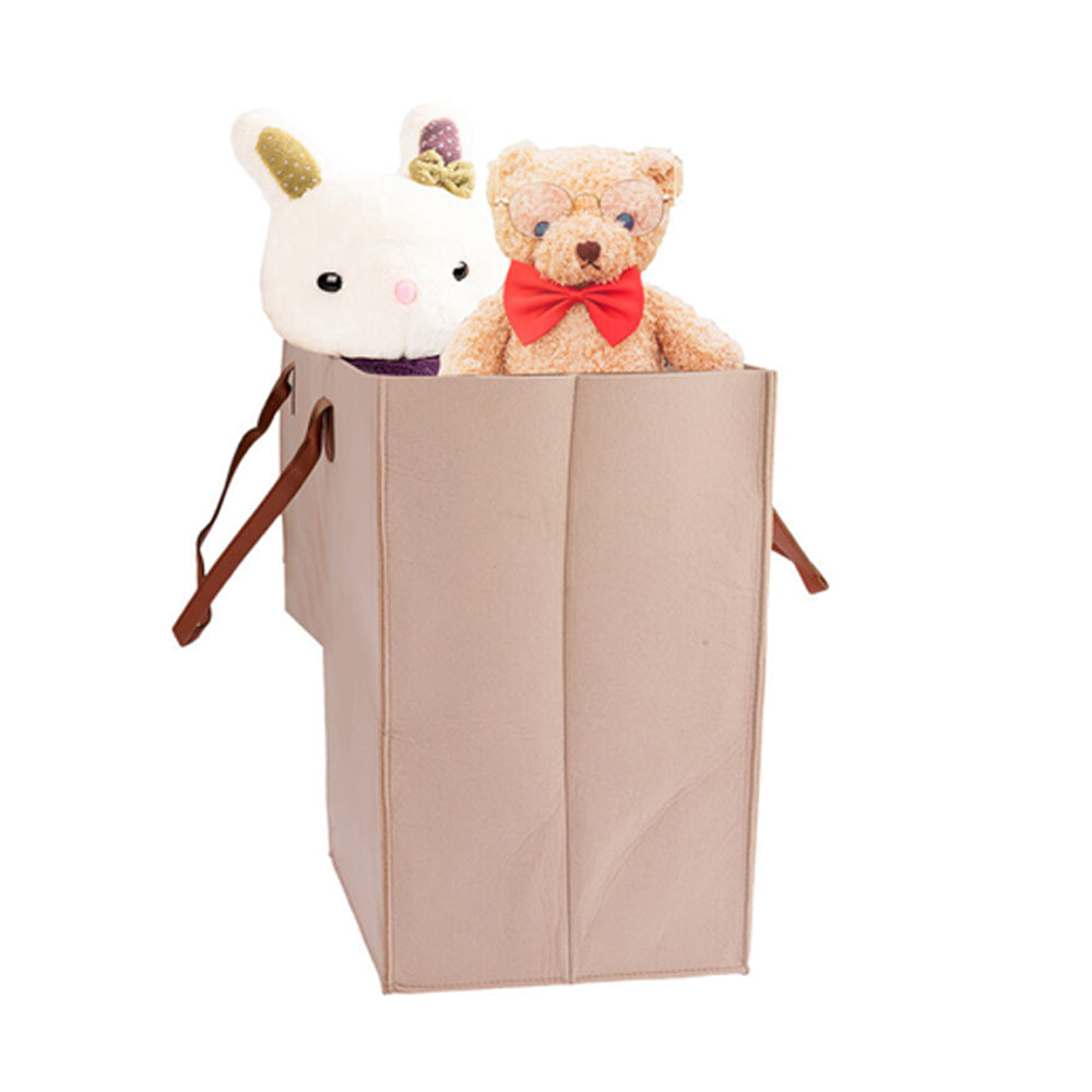 Foldable Storage Bag Durable Stair Step Basket with Handle