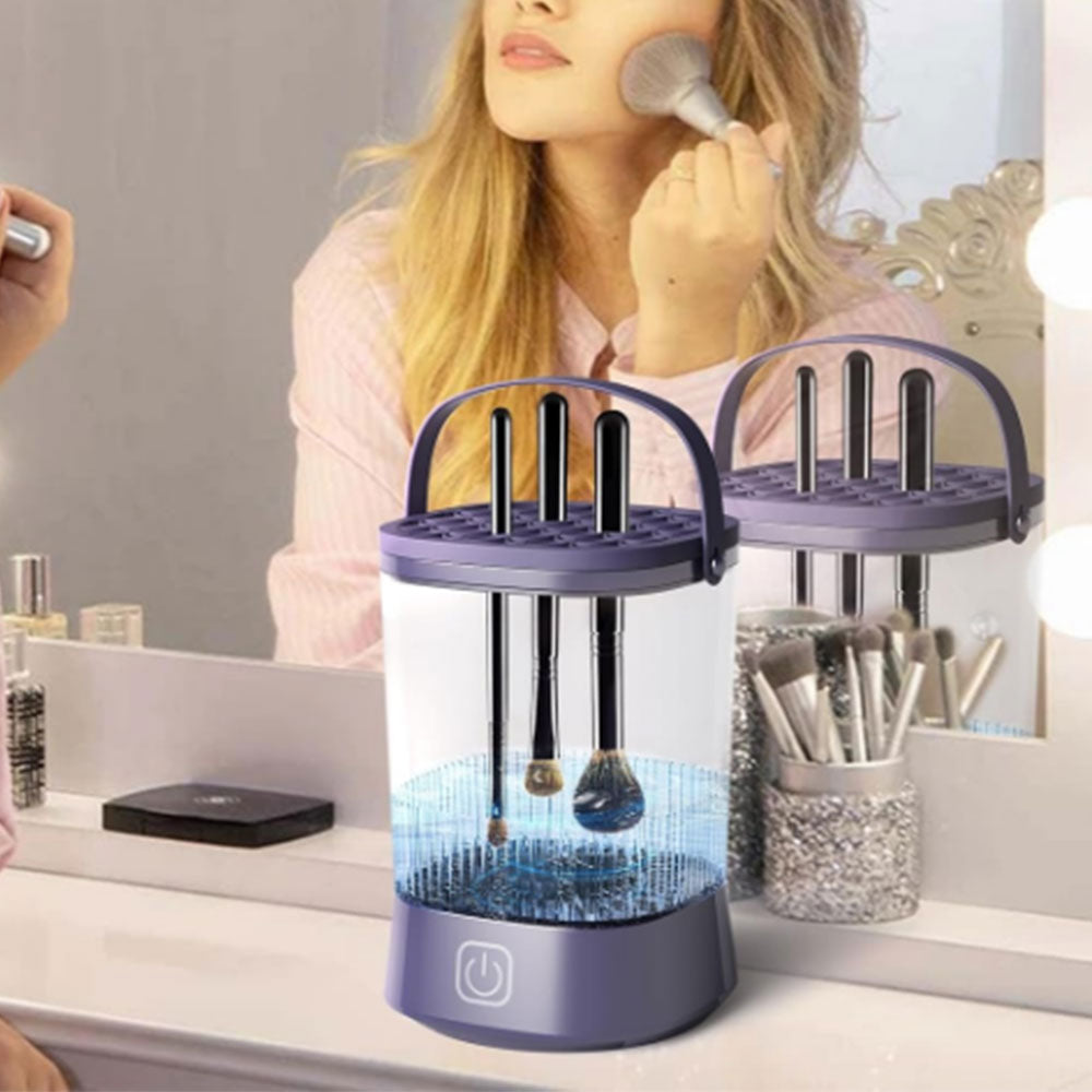 Water-Resistant Electric Makeup Brush Cleaner Automatic Brush Cleaner Dryer Tool