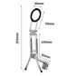 360 Degree Rotating Tripod Adjustable Aluminum Phone Tripod for Android iPhone 12 to 17