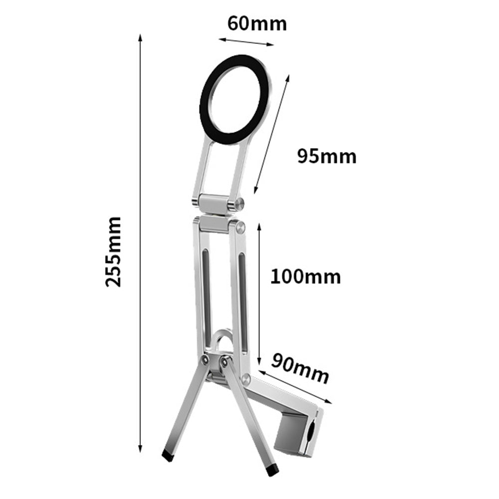 360 Degree Rotating Tripod Adjustable Aluminum Phone Tripod for Android iPhone 12 to 17
