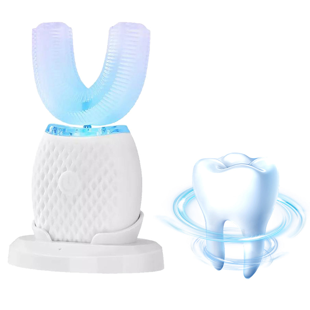 U Shaped Portable 360 Degree Ultrasonic Electric Toothbrush