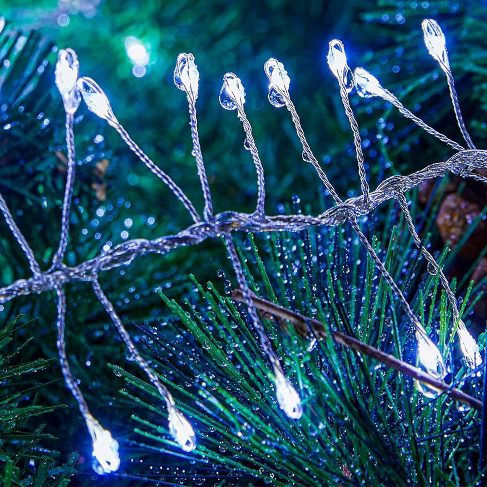 Solar String Lights Outdoor Waterproof Fairy Lights for Patio Balcony-Style 2