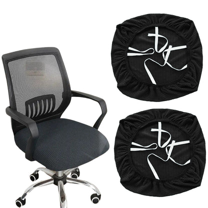 2Pcs Stretch Rotating Computer Chair Seat Covers