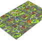 Car Track Play Mat Educational City Road Rug Non Slip Floor Playmat
