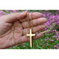 Meditation Necklace Cross Necklace Stress Reducing Breathing Necklace