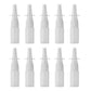10Pcs 5 ml White PET Refillable Fine Mist Spray Pump Bottles