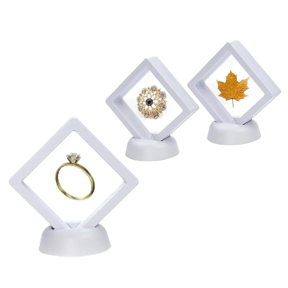 8Pcs 3D Floating Frame Display Cases
