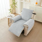T-Shaped Plush Anti-Slip Recliner Slipcover