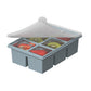 3 Pack Silicone Ice Cube Trays with Lids Large Ice Mold for Freezer