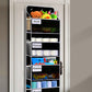 5-Tier Over the Door Hanging Storage Organizer with 10 Side Mesh Pockets