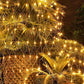 Outdoor Christmas Net Lights LED String Lights for Holiday Wedding Party Garden Decoration-Warm White