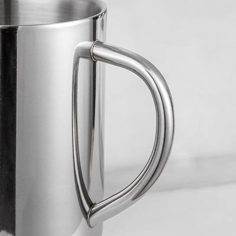 400ml Stainless Steel Double Wall Coffee Mug for Camping and Travel