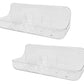 2Pcs Acrylic Adhesive Shower Caddy No Drill Wall Mount Organizer Storage Shelf