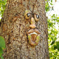 Outdoor Statues Old Man Tree Hugger Bark Ghost Face Decoration