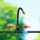 30m 0.6cm 360-Degree Adjustable Copper Nozzle Irrigation Kit for Garden Greenhouse Lawn Patio