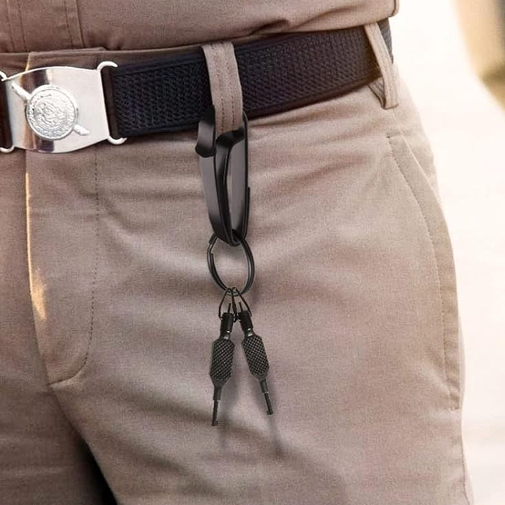 Belt Key Holder with 2 Detachable Key Rings
