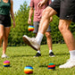 Funny Crochet Footbag Woven Kickball Soft Knitted Kick Balls Juggling Balls for Outdoor Play