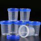 10Pcs 120ml Transparent Measuring Cup with Lids