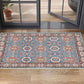 Vintage Design Runner Area Rug Doormat Allover Boho Machine Washable Mat