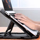2 in 1 Adjustable Laptop Cooling Stand with Phone Stand Foldable Computer Holder