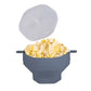 Microwave Popcorn Popper Silicone Popcorn Bowl With Lid