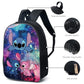 Stitch Inspired Backpack Lunch Bag Pencil Case