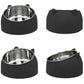 400ml Stainless Steel Tilted Pet Bowl Non-Slip Raised Feeder for Cats and Dogs
