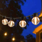 Solar Powered LED String Lights - 20 Bulb Waterproof Outdoor Decorative Lighting
