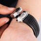 Men's Rubber Watch Band Compatible with Apple Watch Folding Buckle 42 44 45 46 49mm