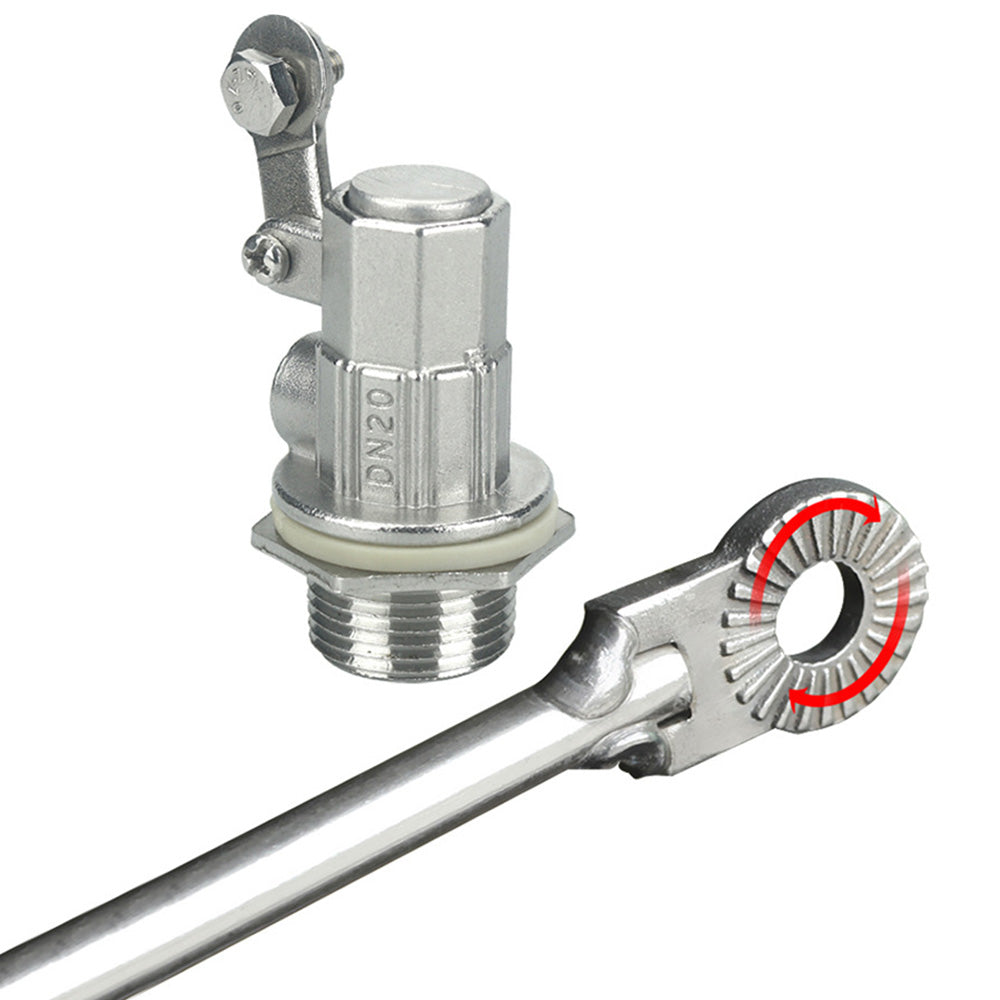2Pcs 304 Stainless Steel Automatic Water Level Float Valves