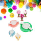4-Piece Multi-Size Pom Pom Maker Set for DIY Fluff Balls