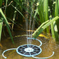 Solar Powered Floating Fountain with 12pcs Spray Heads RGB LED Bird Bath Water Fountain with 12pcs Spray Heads